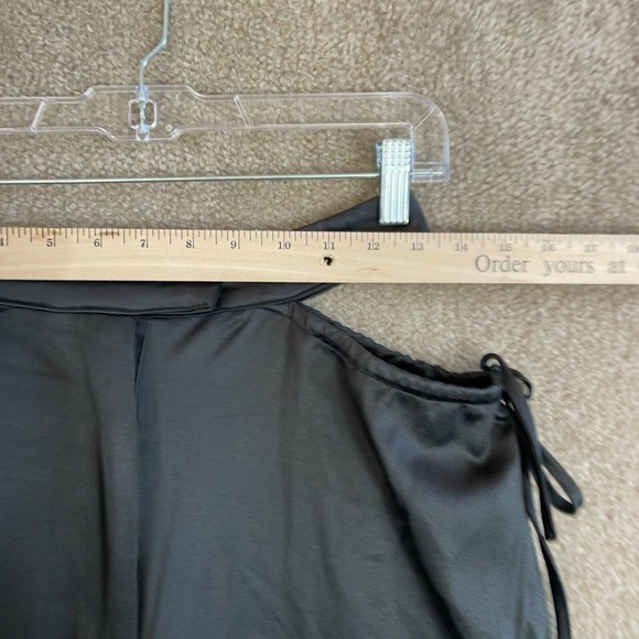 Princess Polly Charley Pants Women Size 4 Black Cutout High Rise Relaxed Leg NEW - Picture 5 of 12